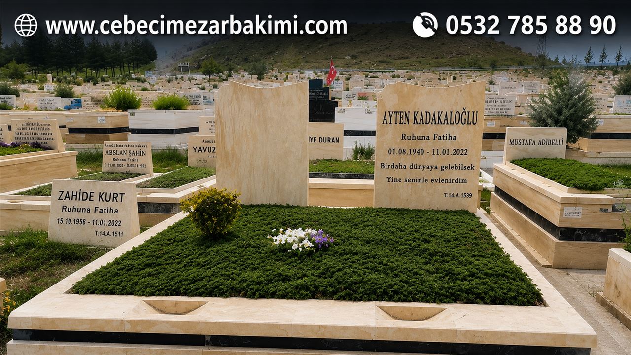 Bakım sonrası mezar